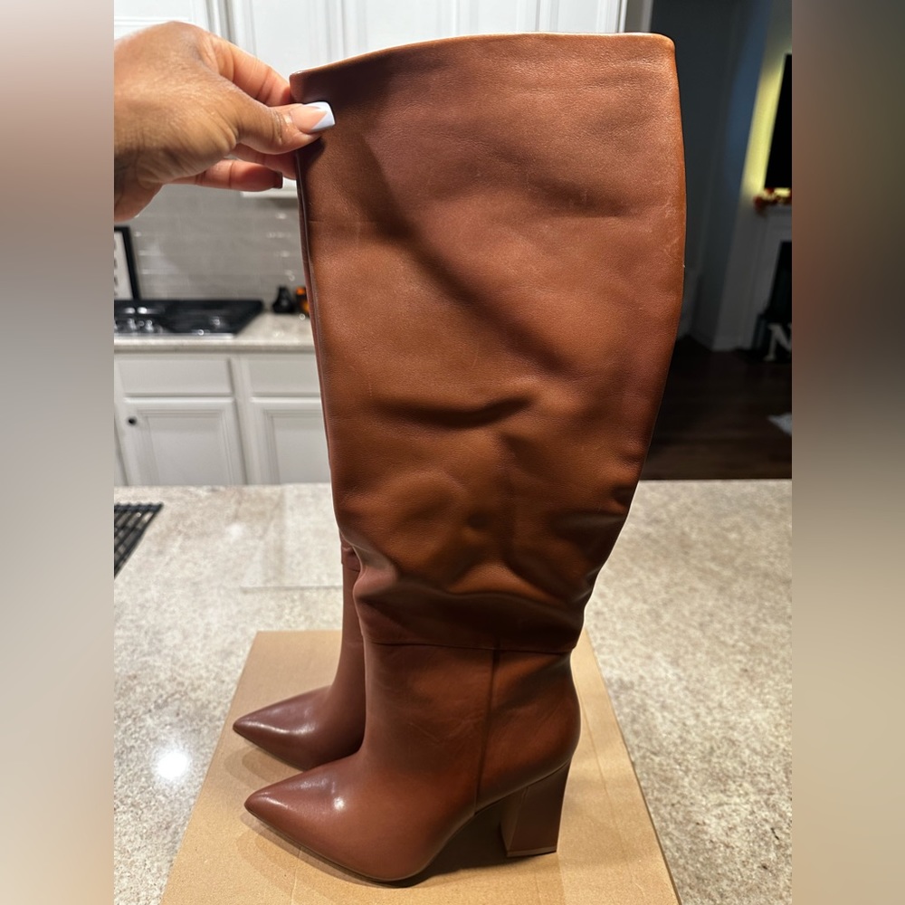 Steve Madden Showbiz Cognac Boots
